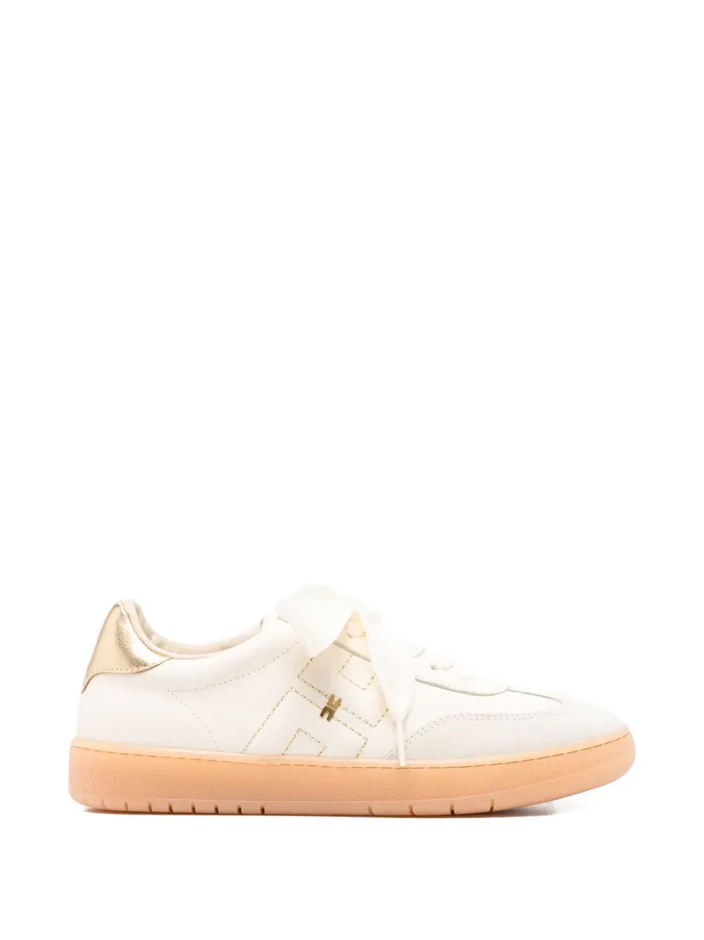 Кроссовки с логотипом Elisabetta Franchi Kids, бежевый