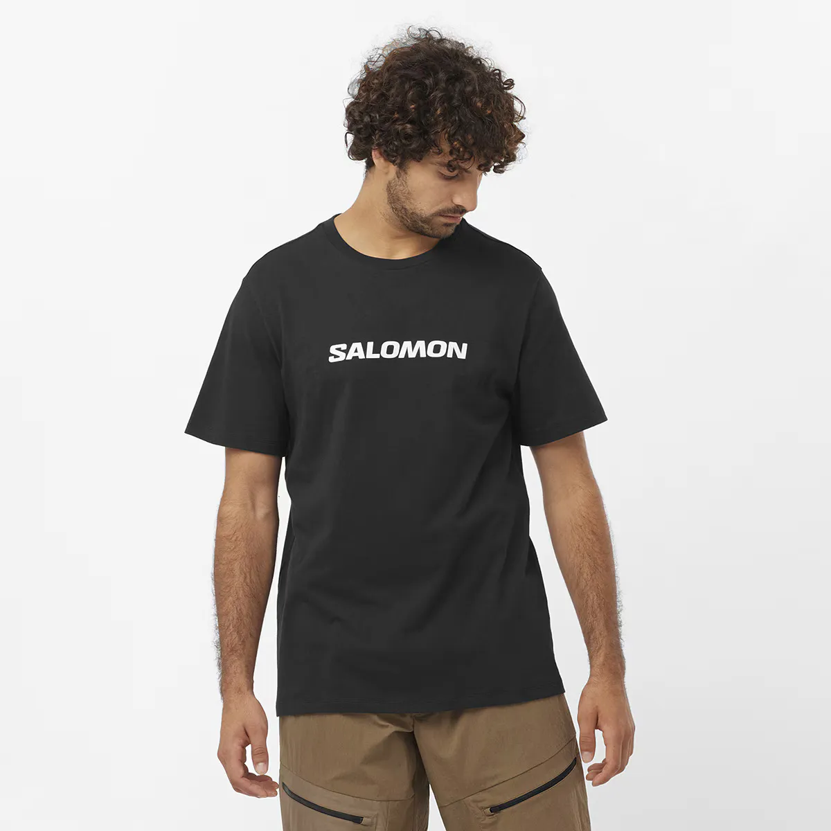 

Мужская футболка Salomon Logo Performance, черный