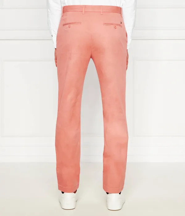 Брюки чинос Denton Regular fit Tommy Hilfiger, розовый — фото 4