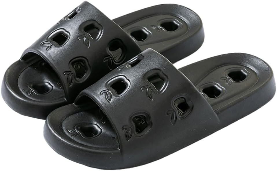 

Мужские и женские шлепанцы Rungion для душа, быстросохнущие, нескользящие, для ванной, общежития и дома, летние сандалии, черный