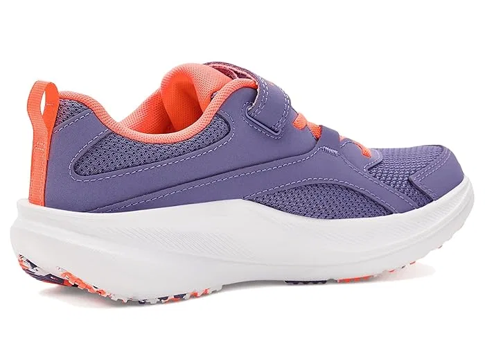 Кроссовки детские Charged Assert 11 Alternate Closure Under Armour Kids, Purple Luxe/Electric Tangerine — фото 4
