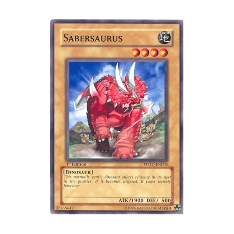 

CCG Саберзавр (обычный), Yu-Gi-Oh - Power of the Duelist - Singles