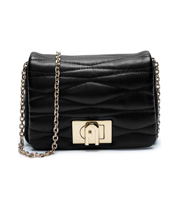 

Кожаная сумочка furla 1927 mini soft Furla, черный