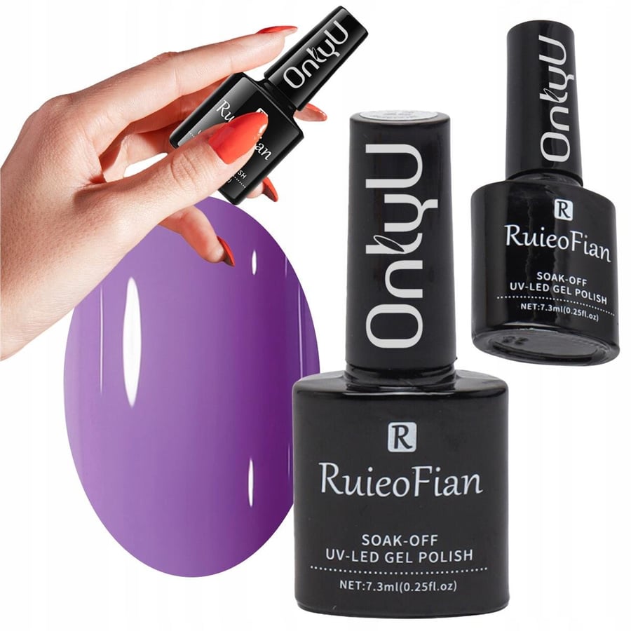 

FAIRYTALE VIOLET HYBRID NAIL POLISH WITH UV GLOSS OnlyU/L057