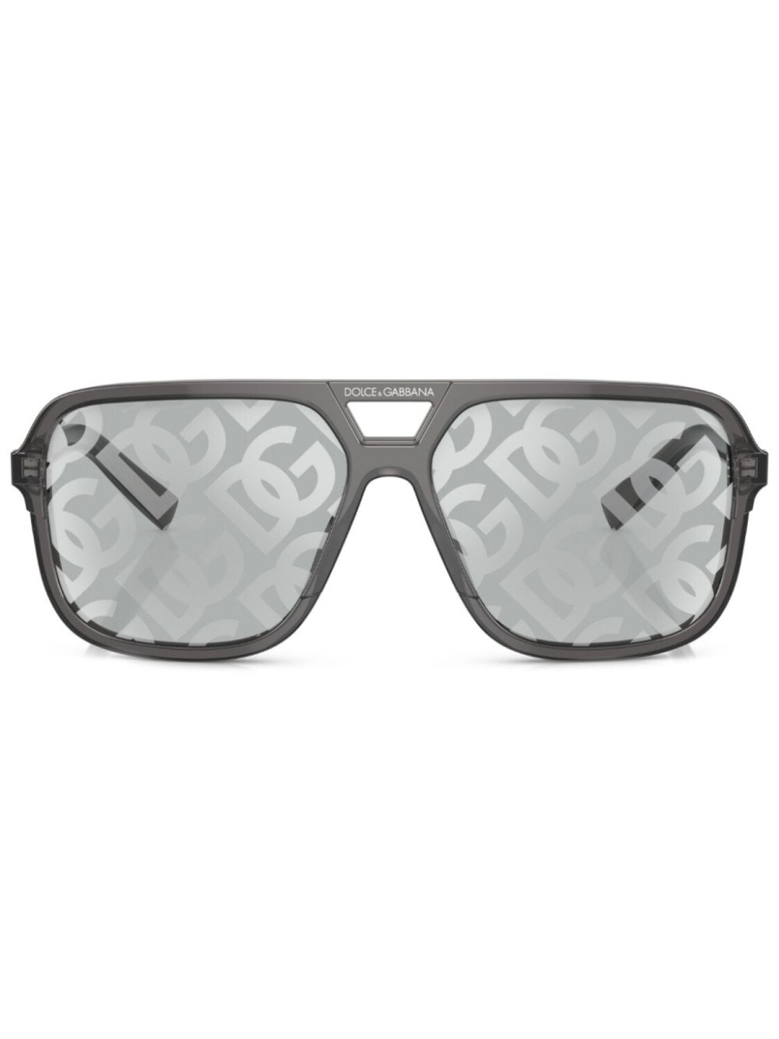 

Солнцезащитные очки в прямоугольной оправе Dolce & Gabbana Eyewear, серый