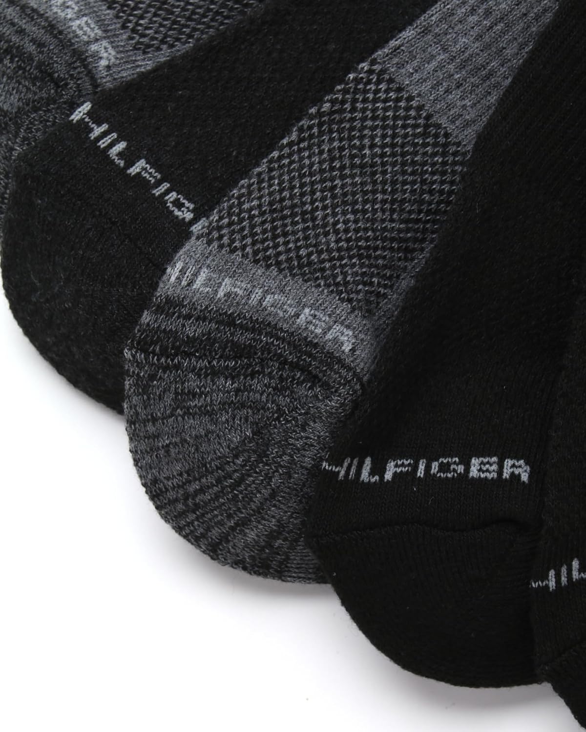 Мужские спортивные носки Tommy Hilfiger с мягкой подошвой (10 шт.), Black Assorted — фото 4