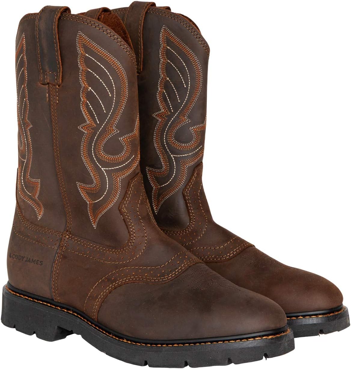 

Мужские ботинки Cody James Mustang Western с мягким носком - C9rr2, коричневый