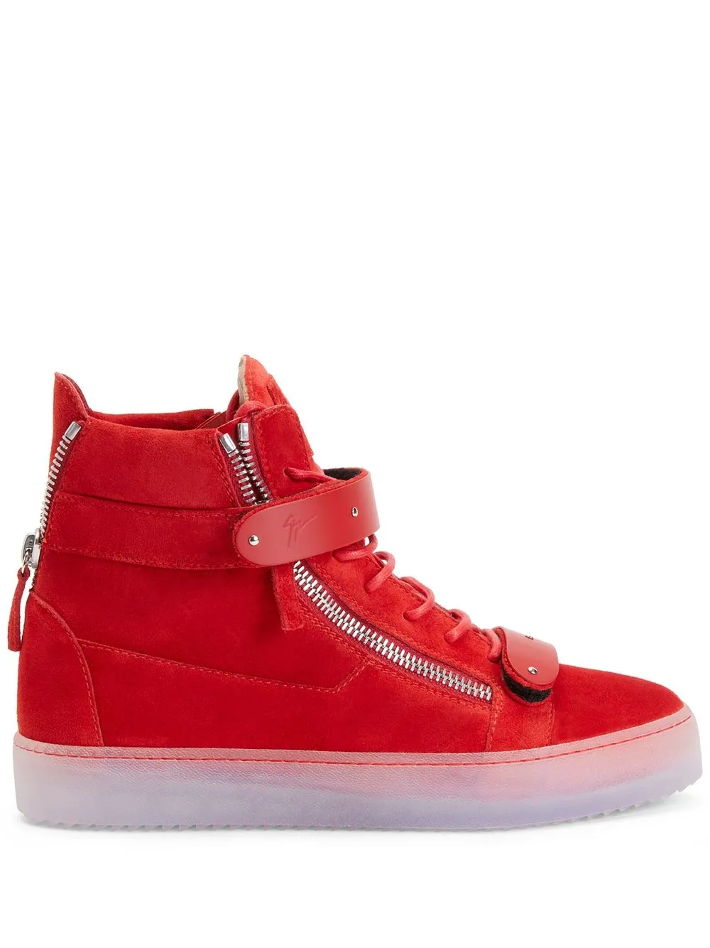 

Высокие кеды Coby Giuseppe Zanotti, красный