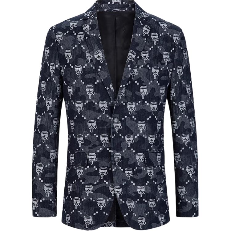

KARL LAGERFELD / Karl Lagerfeld Jeans Куртка деловая мужская черная, Black