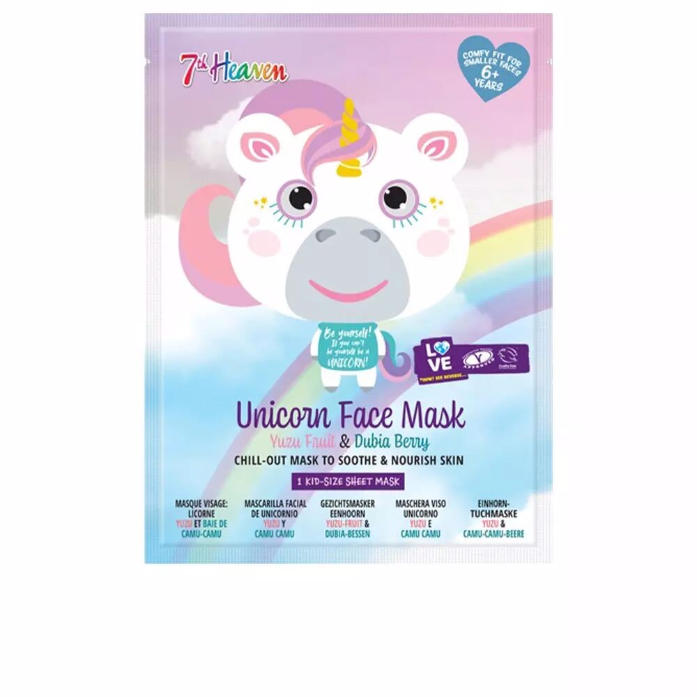 

Маска для лица Animal unicorn face mask 7th heaven, 1 шт