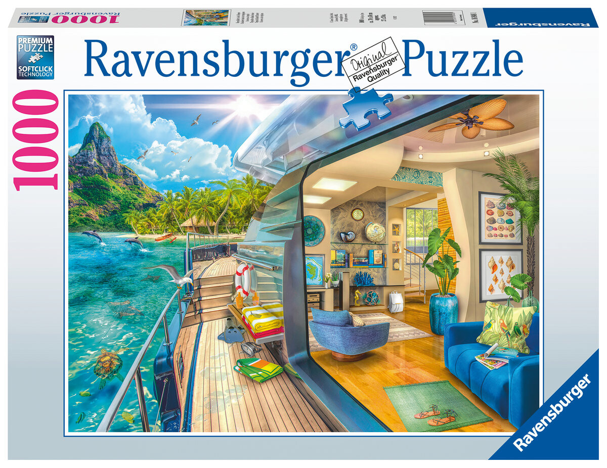 

Ravensburger, пазл, Круиз в тропики, 1000 шт.