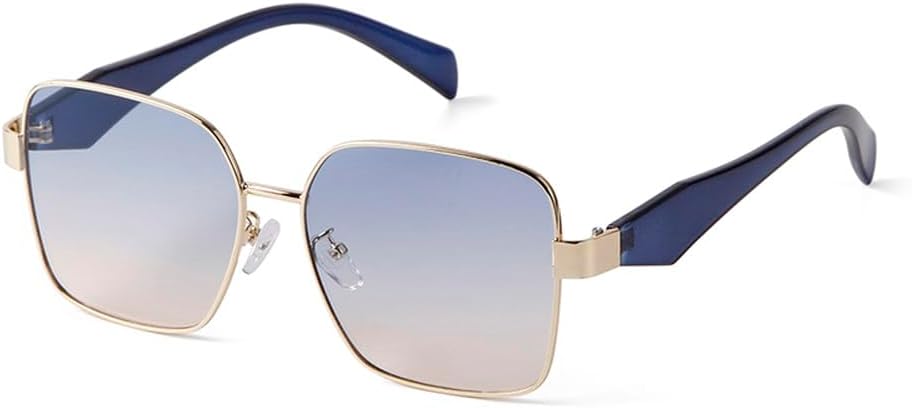 

Солнцезащитные очки с градиентными линзами, металлическая оправа, стильные солнцезащитные очки для мужчин и женщин, линзы HD, защита от УФ-излучения UV400, летние TKKTLLT, C4