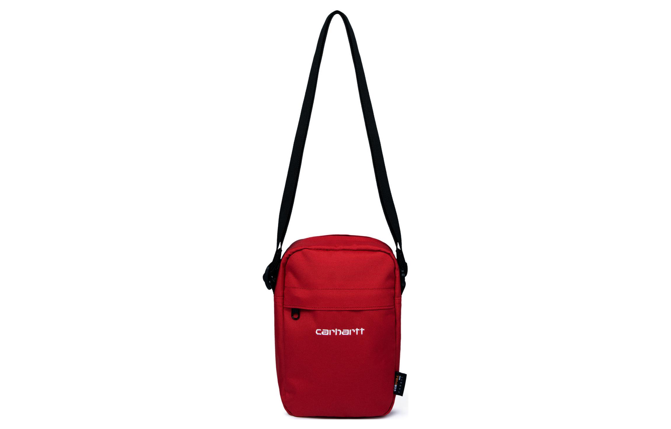 

Carhartt WIP Холщовая сумка через плечо унисекс красная, Red