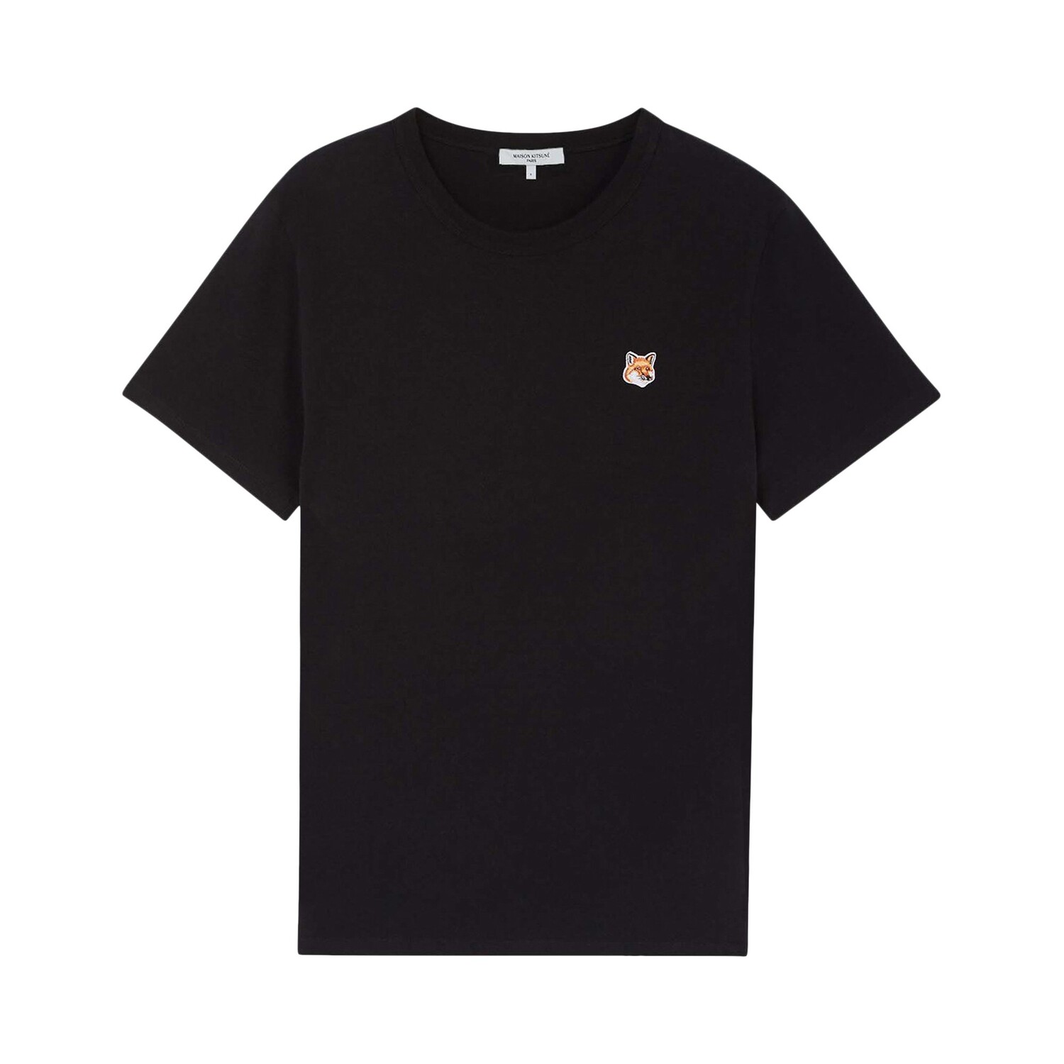 

Классическая футболка Maison Kitsuné Fox Head Patch, цвет Черный