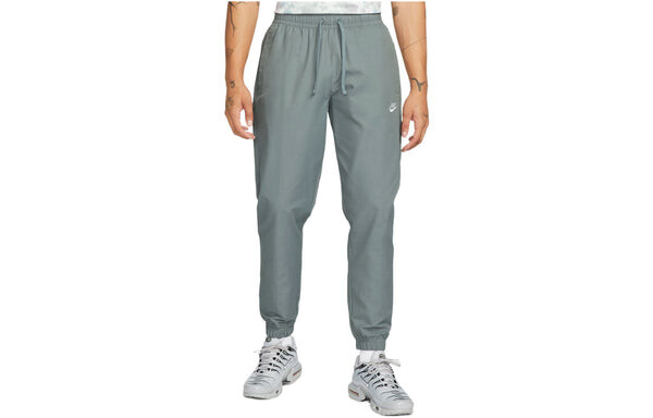 Брюки men's nsw spe wvn athleisure casual sports woven bundle feet long pants/trousers gray Nike, мультиколор — фото 3