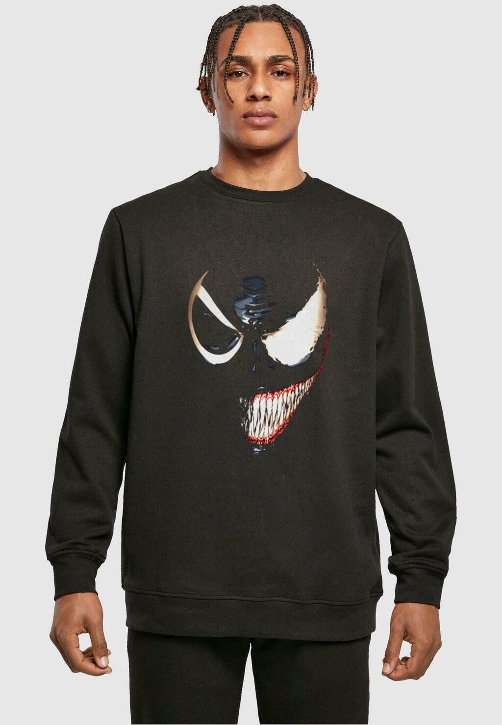 

Толстовка MARVEL-VENOM SPLIT FACE CREWNECK ABSOLUTE CULT, черный