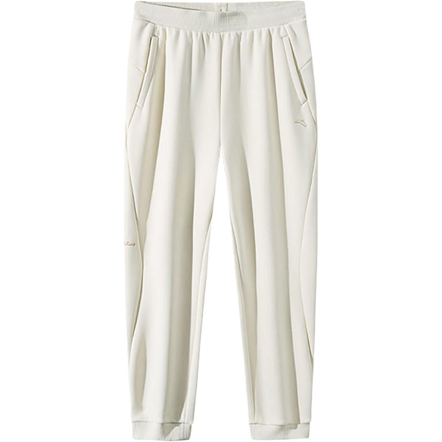 

ANTA Разнообразие тренировочной коллекции вязаные спортивные брюки women's белый чай brown