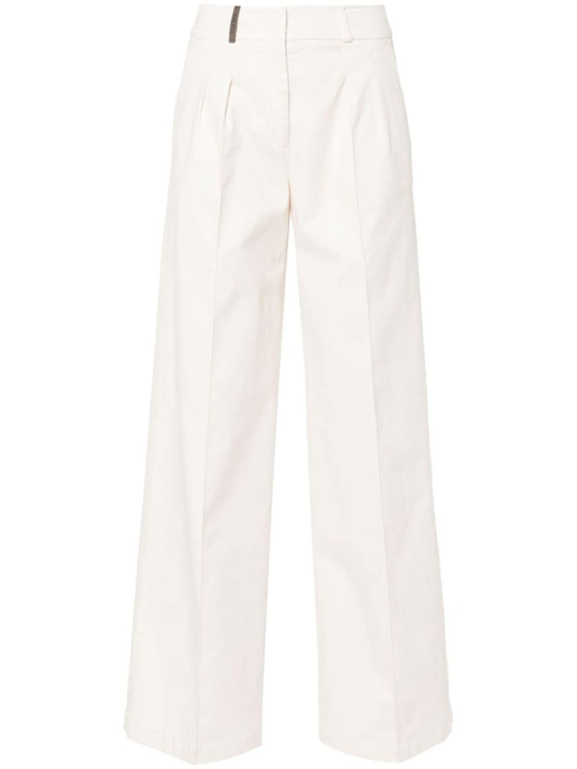 

Peserico брюки палаццо со складками, серый