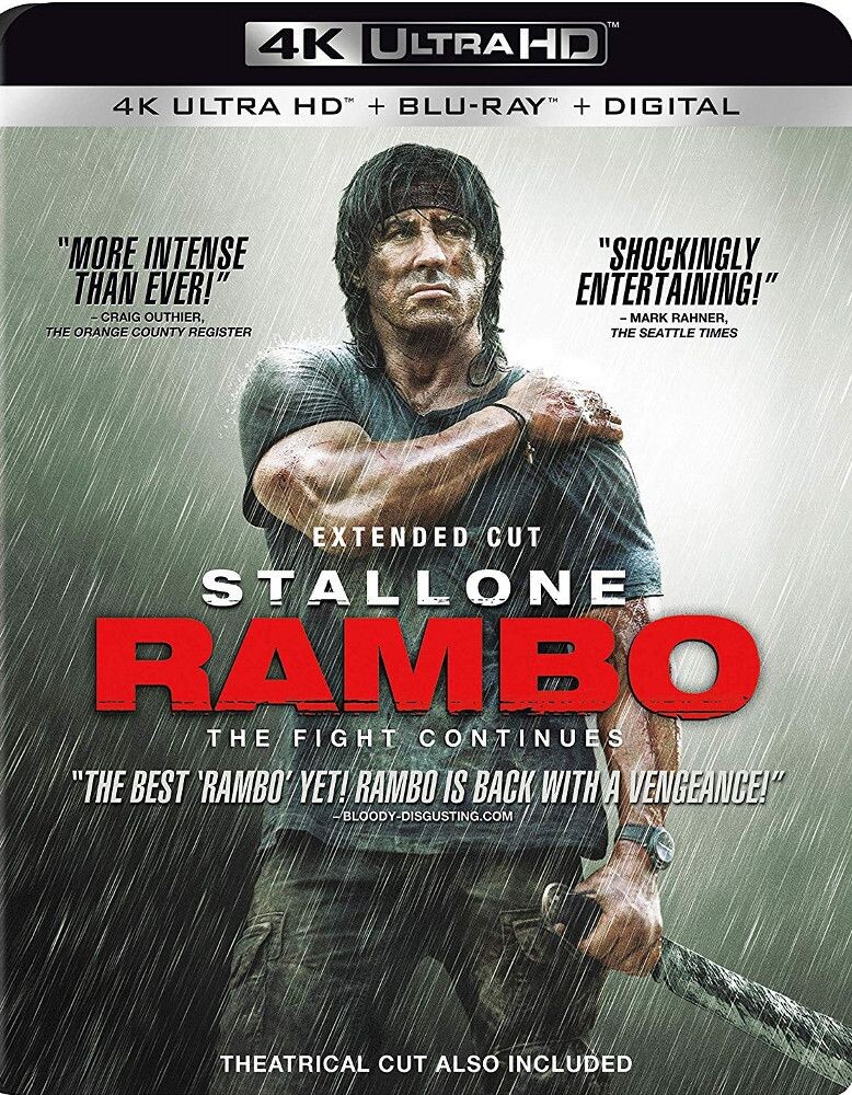 

Диск Blu-ray Rambo: The Fight Continues