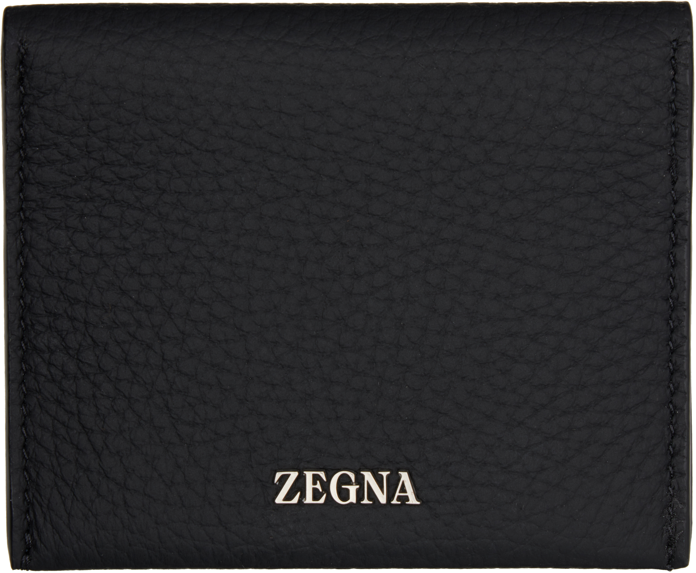 

Кожаный кошелек ZEGNA, черный