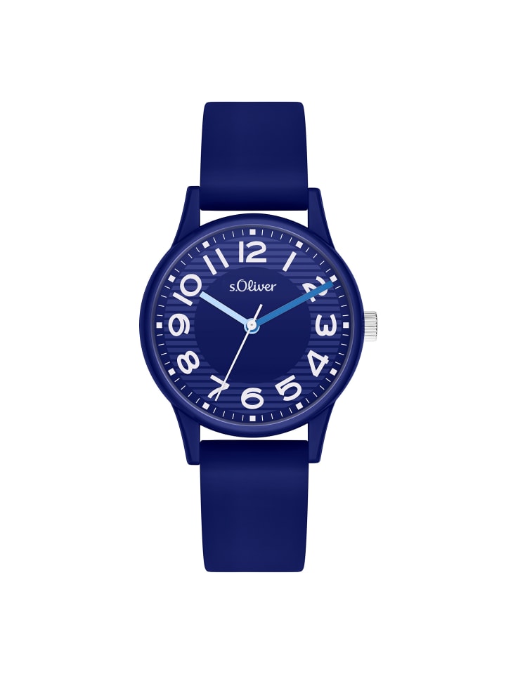 

s.Oliver Спортивные и элегантные наручные часы темно-синего цвета