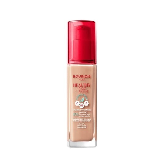 

Веганская тональная основа для сияния, № 52.5 Розовый Бежевый Bourjois Healthy Mix Clean