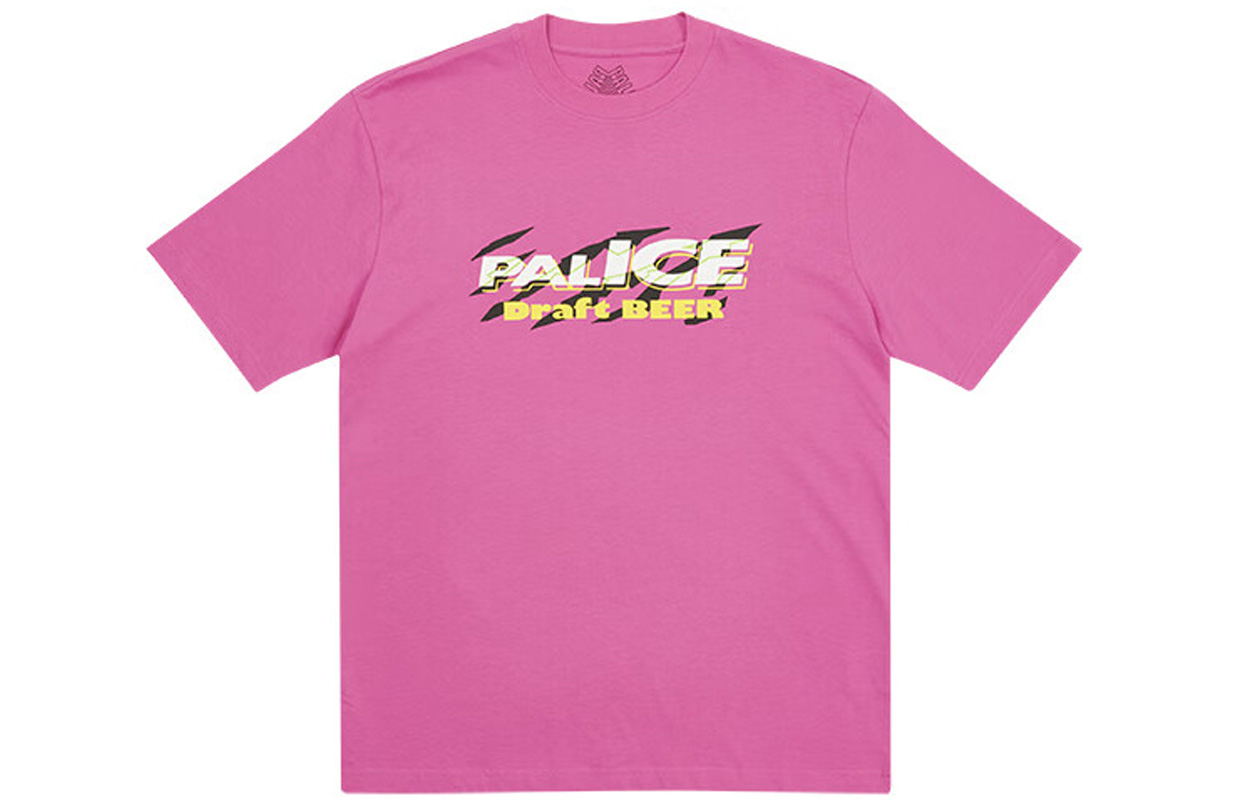 

Футболка со светлым пивом PALACE, розовый