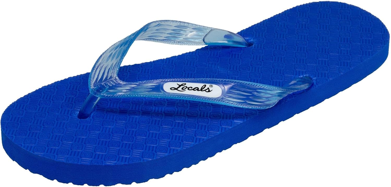 

Оригинальные шлепанцы Locals Hawaii унисекс, голубой
