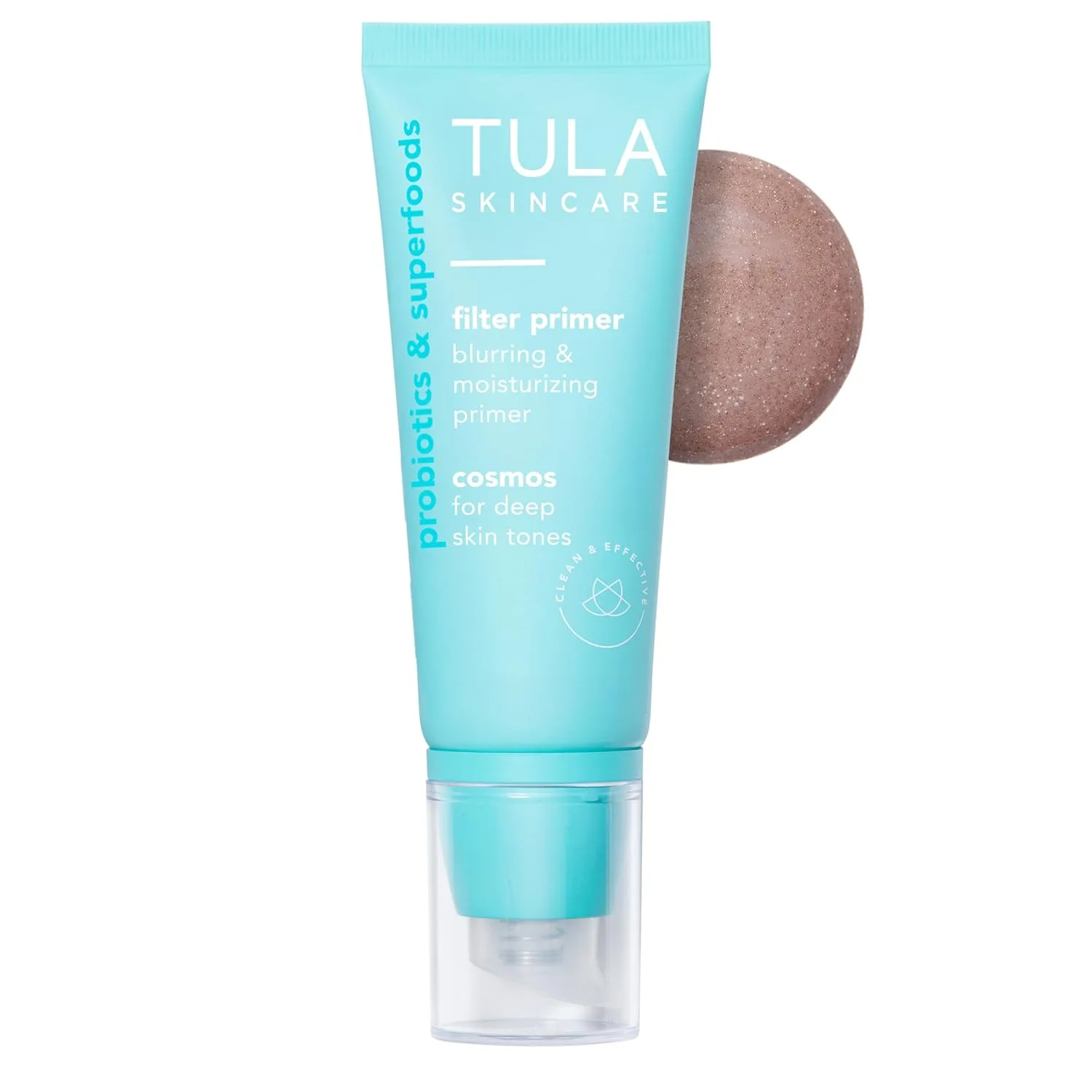 Праймер для лица TULA Skin Care Face Filter, выравнивающий тон кожи и уменьшающий покраснения, увлажняет и улучшает стойкость макияжа. 59,7 мл (1 шт.), Cosmos - Deep