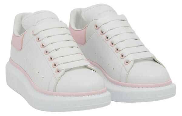 Кроссовки wedge sole sneakers 'white and ice pink' Alexander Mcqueen, белый — фото 3