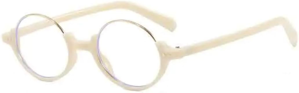 

Солнцезащитные очки с защитой UV400 | Металлические панк-очки с круглыми разноцветными линзами | для женщин и мужчин, для занятий спортом на открытом воздухе и вождения DSVIGF, Beige Clear