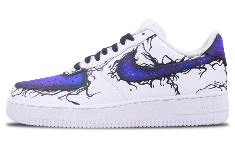 

Кроссовки Nike Air Force 1 Skateboard Shoes Men Low-Top White Purple