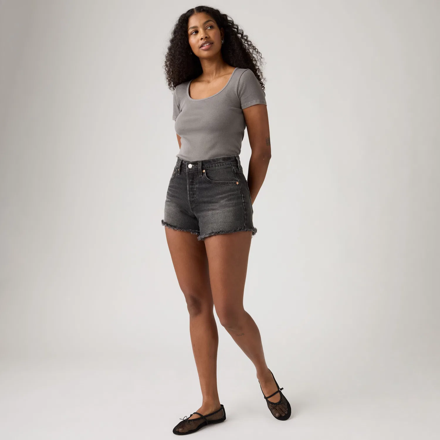Женские шорты 501 Curve Levi's, Black
