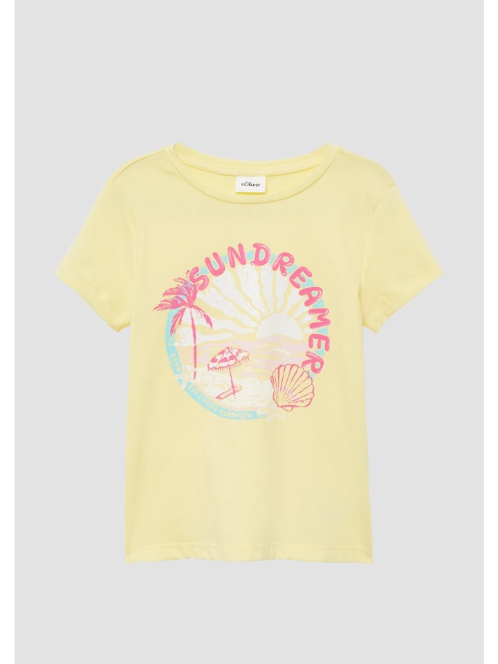 

Футболка цвета 1175_светло-лимонный s.Oliver, Желтый, Футболка цвета 1175_светло-лимонный s.Oliver