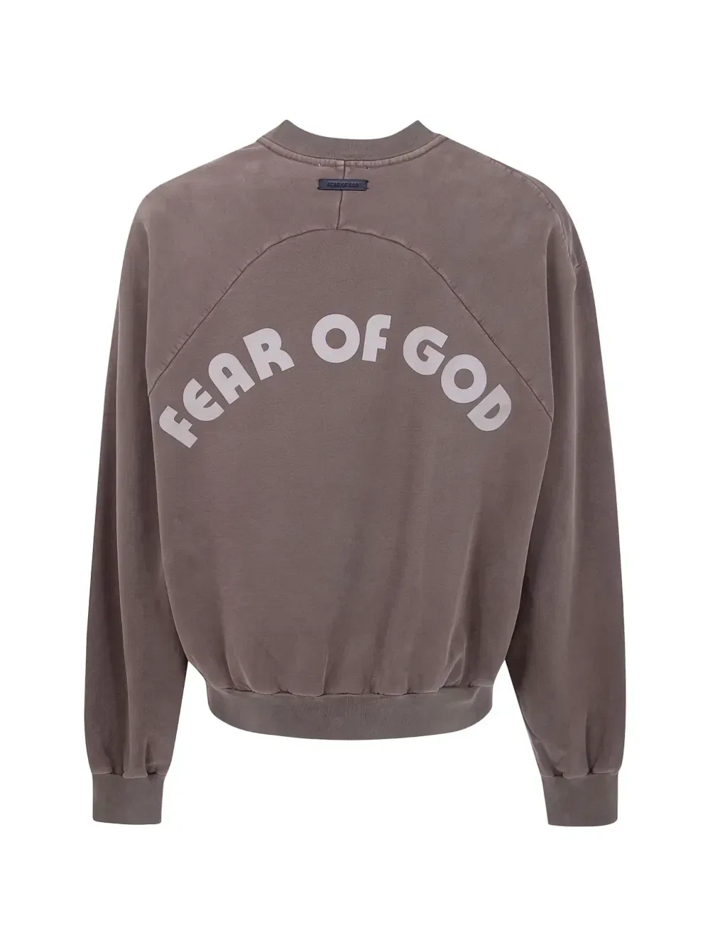 Толстовка с бейсбольными надписями Fear Of God, коричневый — фото 2