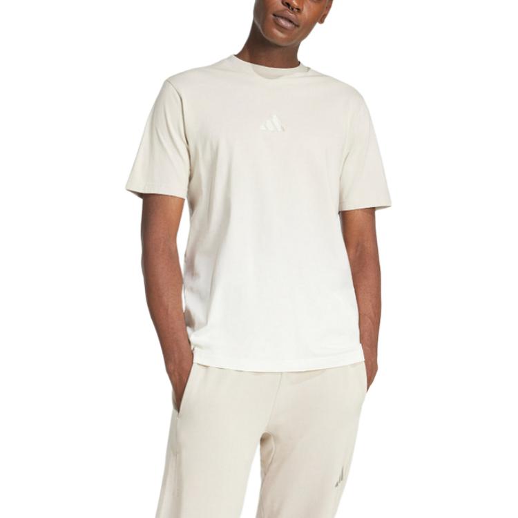 Футболка adidas All SZN Dip-Dye T-Shirt 'Beige', бежевый — фото 3