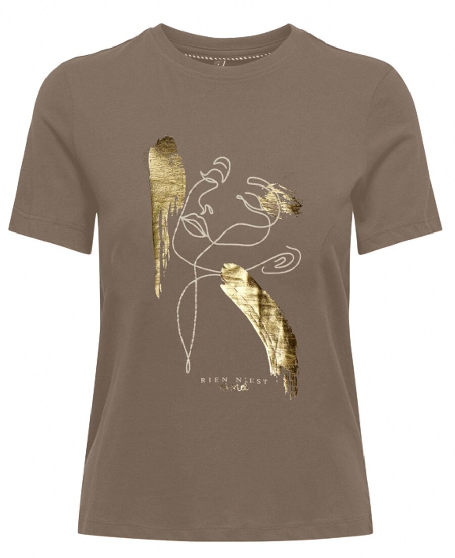 

Футболка ONLY Shirt ONLKita, коричневый