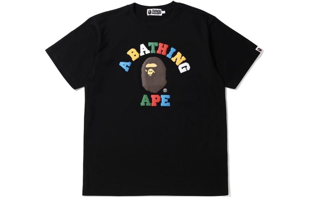 

A BATHING APE Мужская футболка, Черный