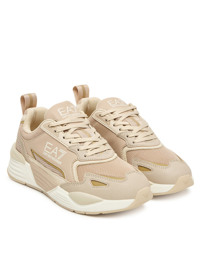 Кроссовки 7X000308 AF18447 MZ240 Ea7 Emporio Armani, бежевый — фото 2