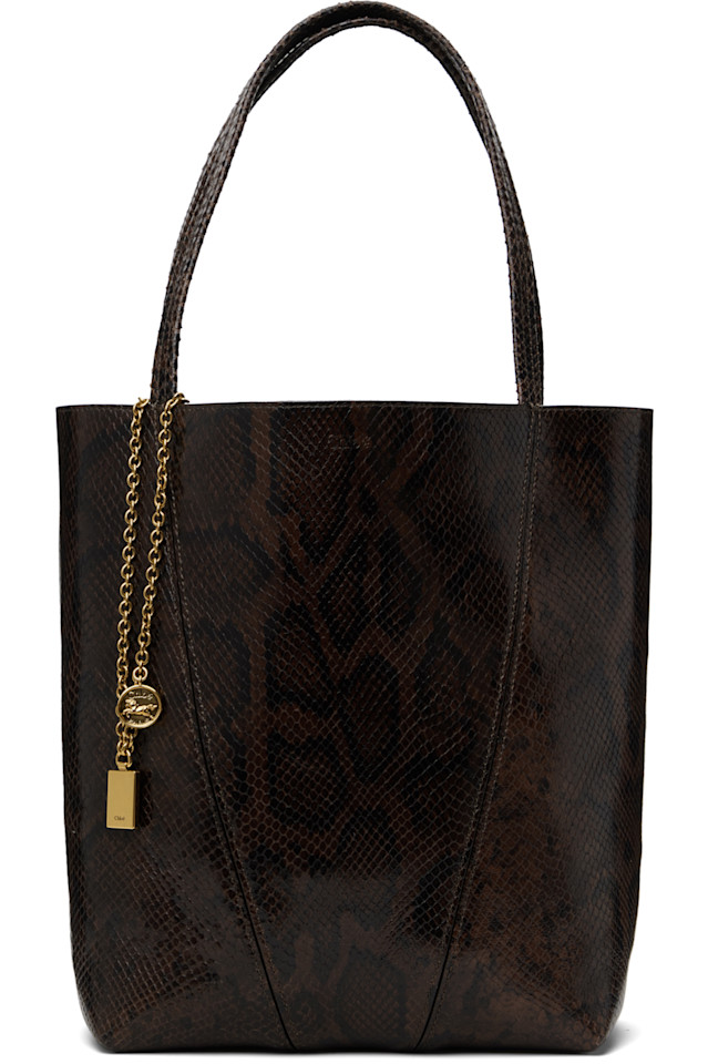 

Chloé spin' tote Chloé, коричневый