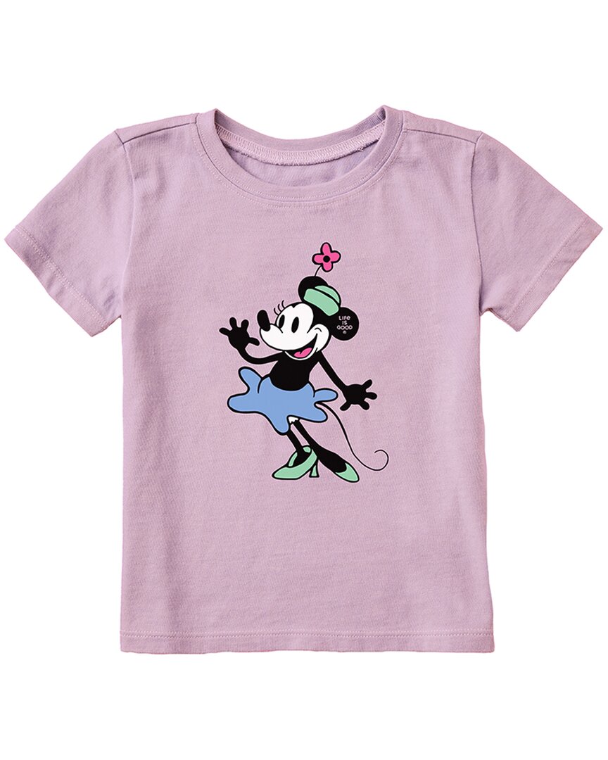 

Футболка «Жизнь хороша» с надписью «Crusher» Life Is Good, фиолетовый