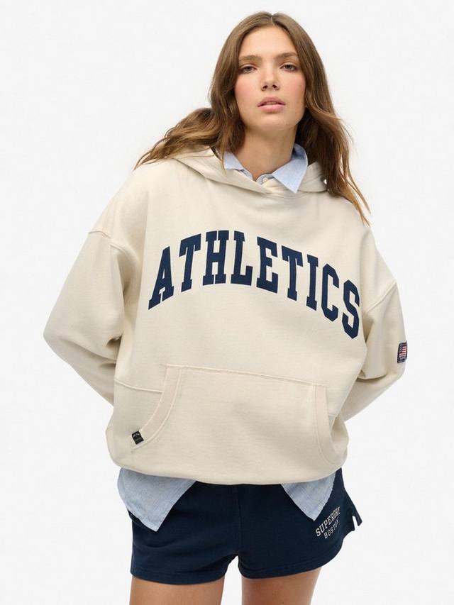 

Спортивная повседневная толстовка с капюшоном Superdry, цвет Desert Bone White