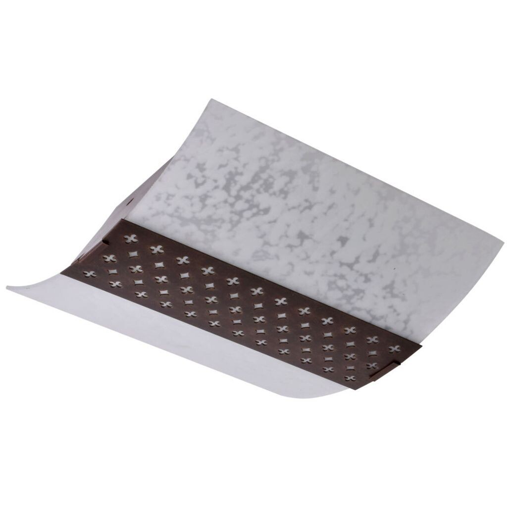 

Светодиодный потолочный светильник из металла и стекла, высота 25,4 см, SARAH etc-shop, коричневый