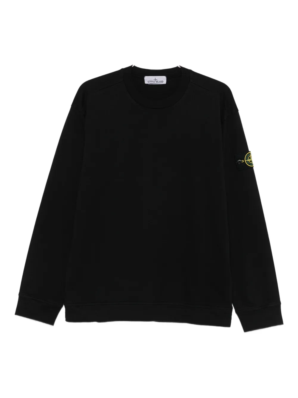 

Толстовка с нашивкой-логотипом Stone Island, черный
