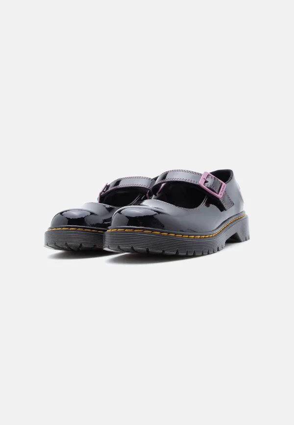 Балетки bex mary jane с ремешком на щиколотке Dr. Martens, Black — фото 2