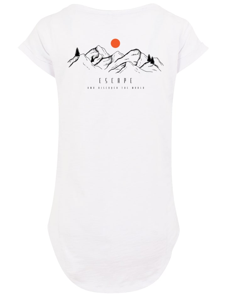 

Длинная футболка. Откройте для себя мир в белом. F4NT4STIC