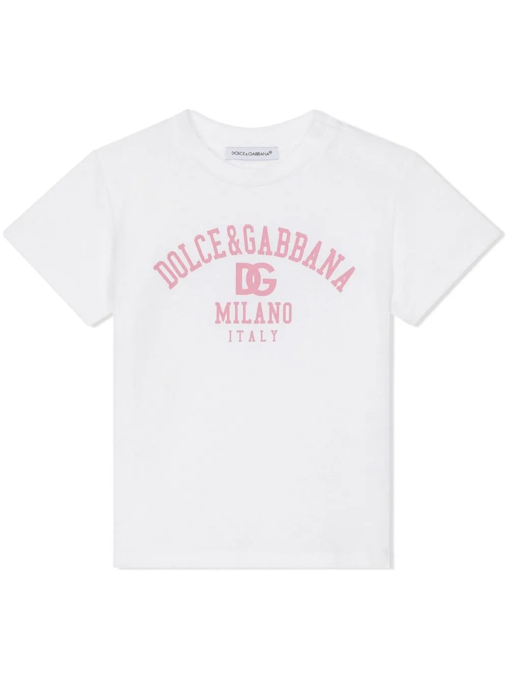 

Футболка с логотипом DG Dolce & Gabbana Kids, белый