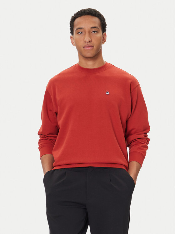 

Свитшот regular fit 342ZU1093 United Colors Of Benetton, красный