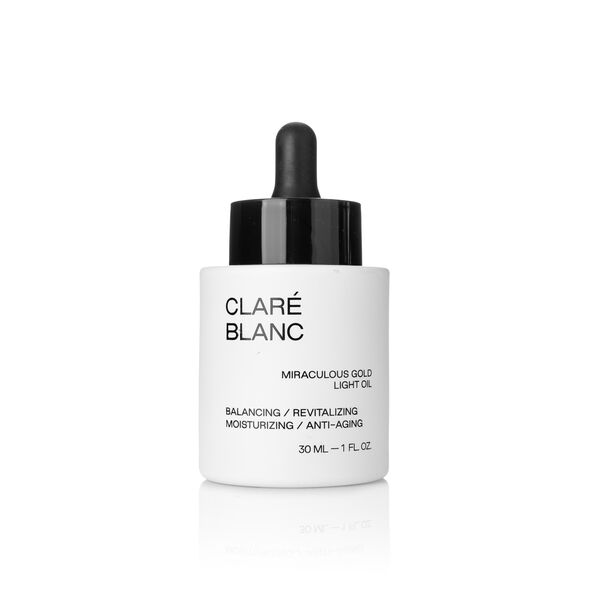 

Масло для лица и волос, 30 мл Claré Blanc Miraculous gold light oil