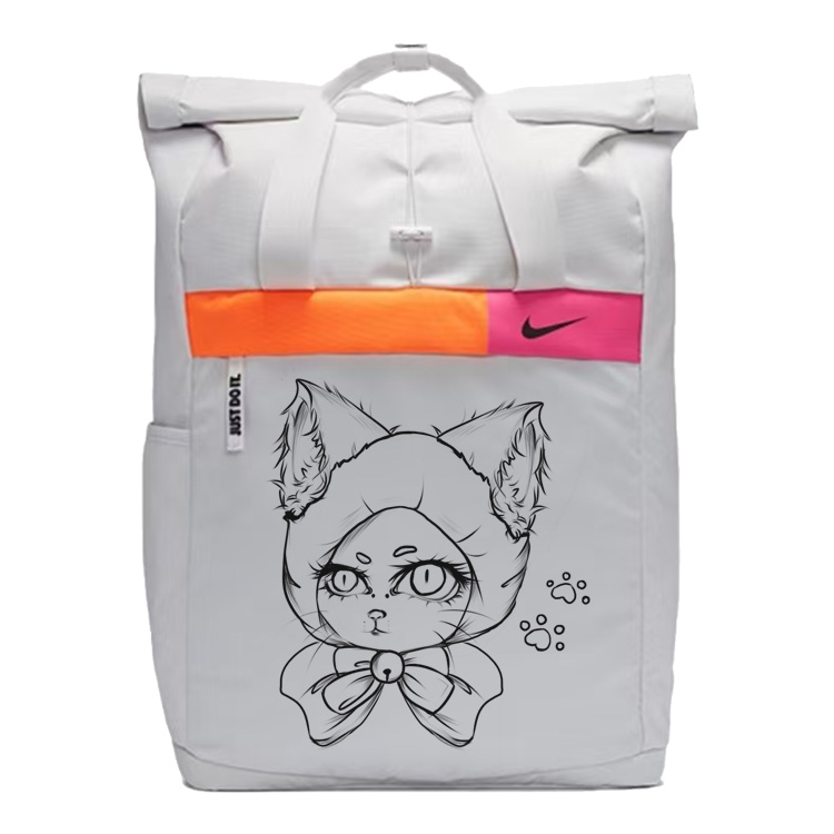 

Nike Полиэстеровый рюкзак унисекс светло-серебристый, Cute Meow